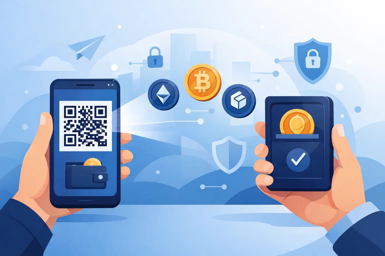 How to Receive Crypto With QR Code Safely